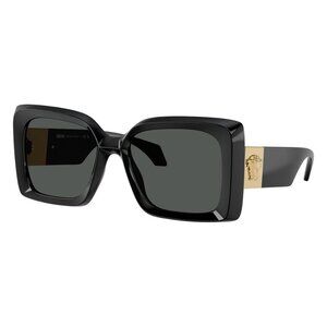 A0715Z New VERSACE Black Butterfly VE4467U GB1/87 Sunglasses Women